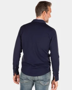 NZA New Zealand Auckland Effen overhemd met lange mouwen -