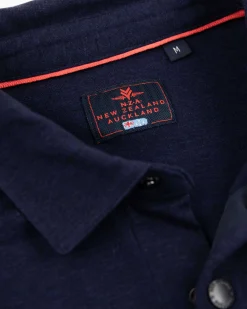 NZA New Zealand Auckland Effen overhemd met lange mouwen -