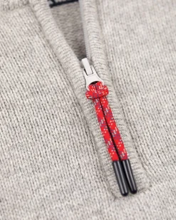 NZA New Zealand Auckland Effen pullover met halve rits -