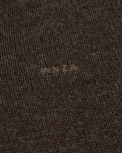 NZA New Zealand Auckland Effen pullover met halve rits -