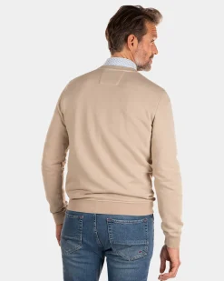 NZA New Zealand Auckland Effen sweater met ronde hals -