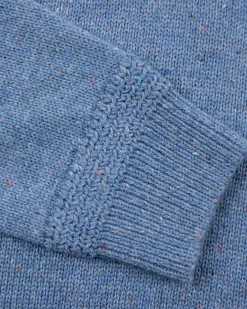 NZA New Zealand Auckland Effen trui met halve knoopssluiting -