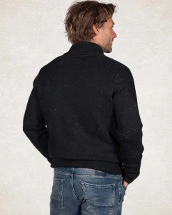 NZA New Zealand Auckland Effen trui met halve knoopssluiting -