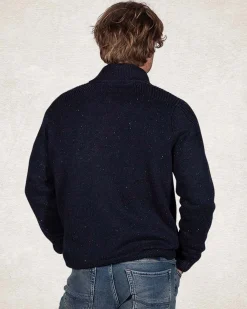 NZA New Zealand Auckland Effen trui met halve knoopssluiting -