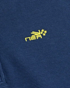 NZA New Zealand Auckland Effen trui met halve rits Arapohue -