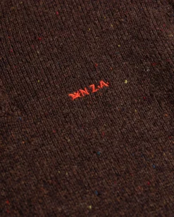 NZA New Zealand Auckland Effen trui met knopen Brownlee -