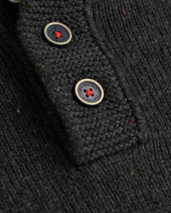 NZA New Zealand Auckland Effen trui met knopen Brownlee -