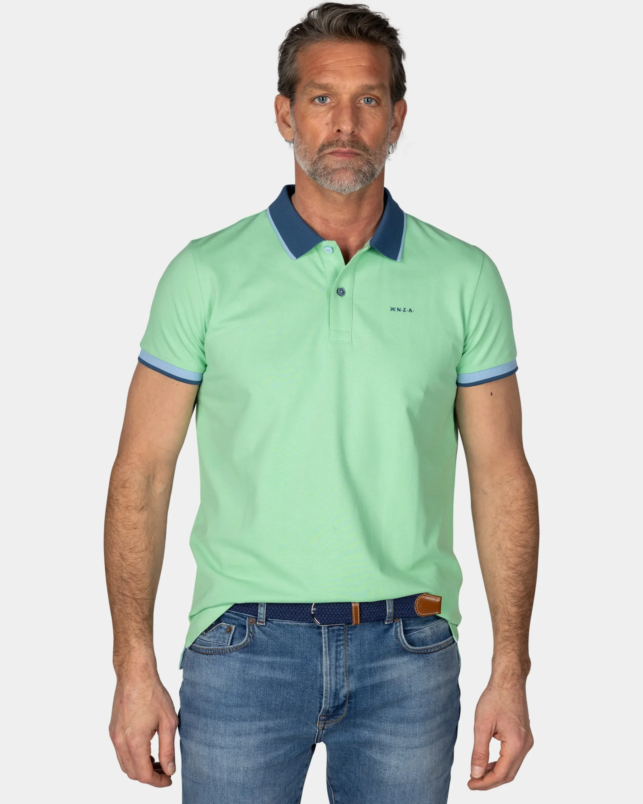 NZA New Zealand Auckland Felgroene sportieve polo