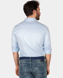 NZA New Zealand Auckland Gebreid katoenen overhemd -