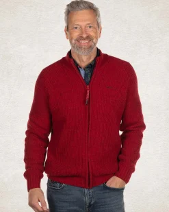 NZA New Zealand Auckland Gebreid vest van katoen en wol -