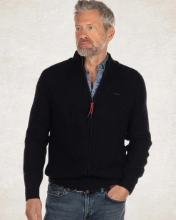 NZA New Zealand Auckland Gebreid vest van katoen en wol -