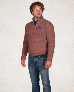 NZA New Zealand Auckland Gebreide effen trui met halve rits -