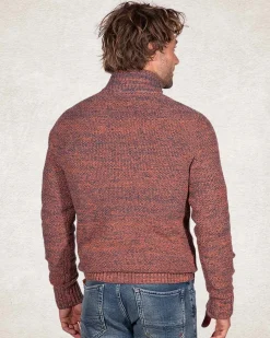 NZA New Zealand Auckland Gebreide effen trui met halve rits -