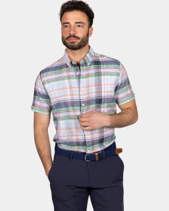 NZA New Zealand Auckland Geruit overhemd met korte mouw -