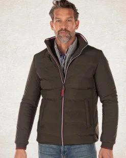 NZA New Zealand Auckland Gewatteerde effen jas -