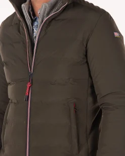 NZA New Zealand Auckland Gewatteerde effen jas -