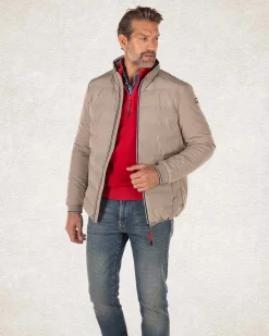 NZA New Zealand Auckland Gewatteerde effen jas -