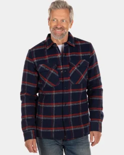 NZA New Zealand Auckland Gewatteerde flanellen overhemd -