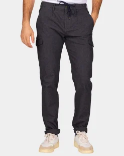 NZA New Zealand Auckland Grijze wol look cargo broek -