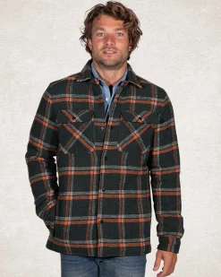 NZA New Zealand Auckland Groen gewatteerd overhemd met ruit -