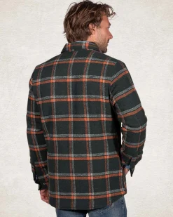 NZA New Zealand Auckland Groen gewatteerd overhemd met ruit -