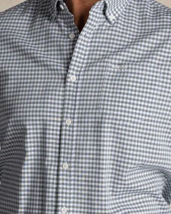 NZA New Zealand Auckland Groen katoenen overhemd met knopen