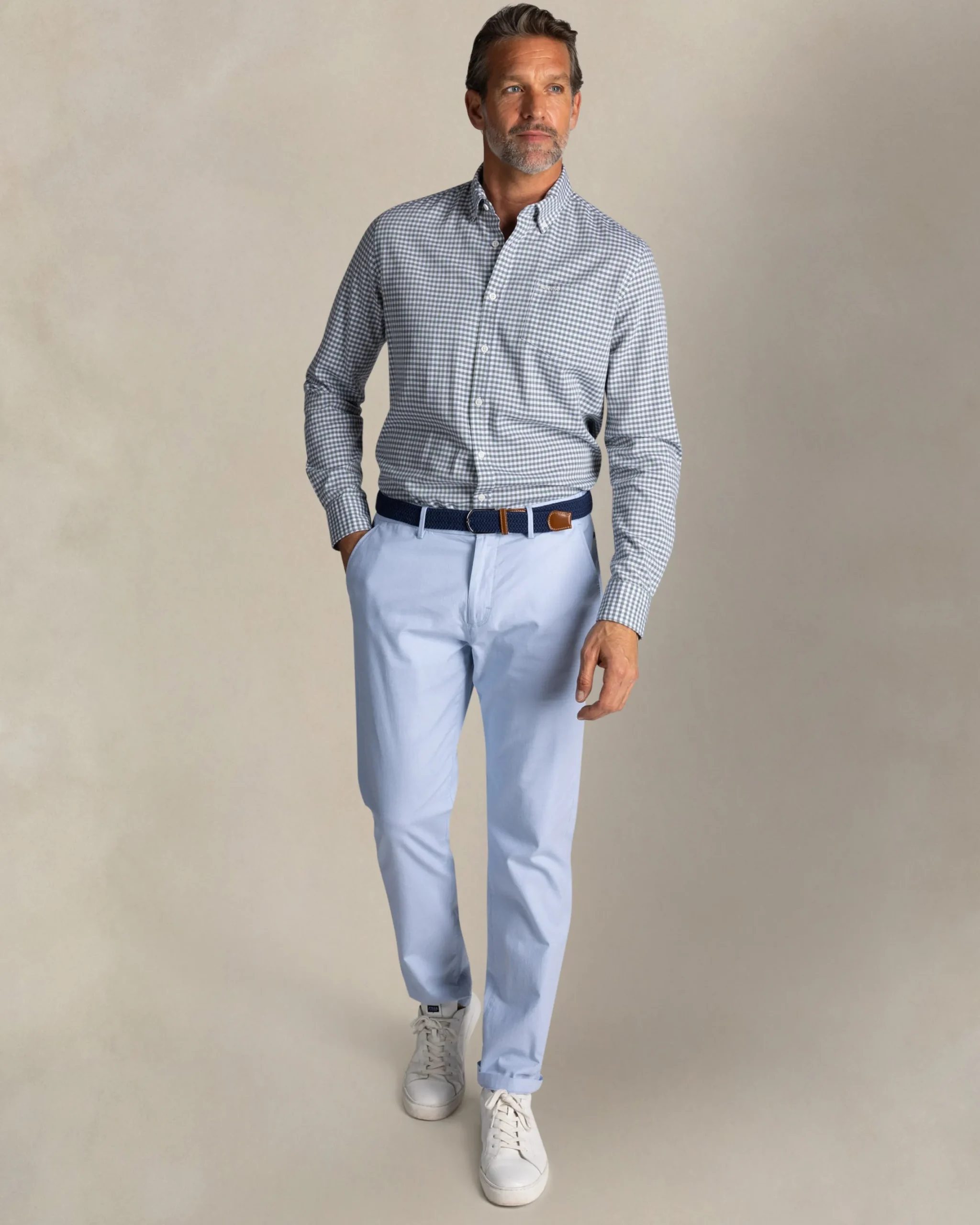 NZA New Zealand Auckland Groen katoenen overhemd met knopen