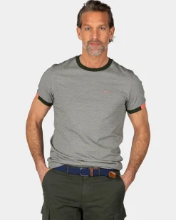 NZA New Zealand Auckland Groen katoenen t-shirt