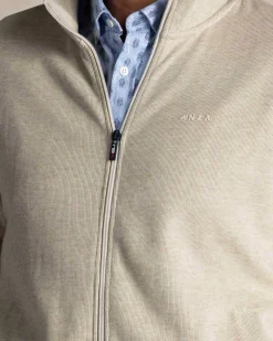 NZA New Zealand Auckland Groen katoenen vest met rits