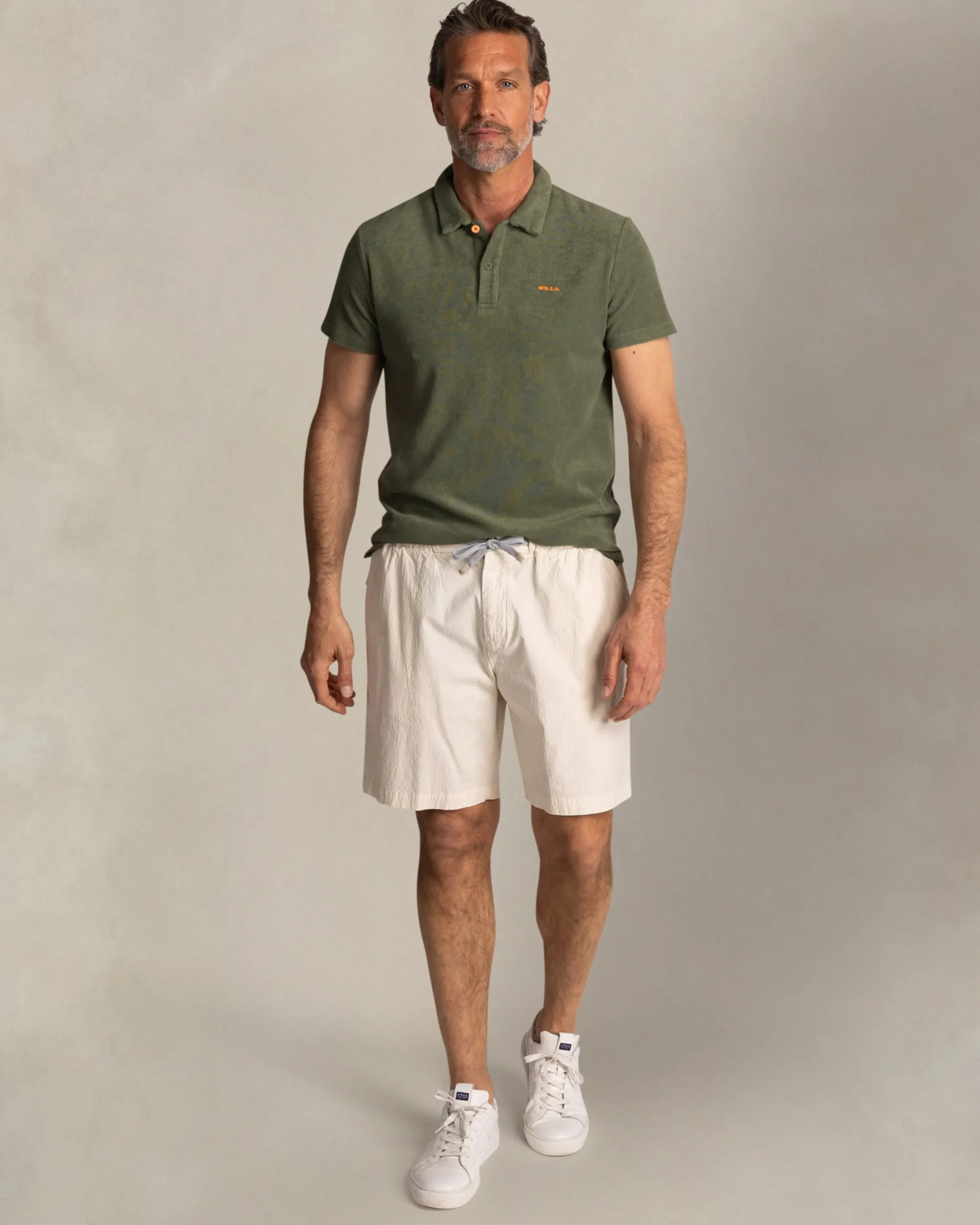 NZA New Zealand Auckland Groene badstof polo