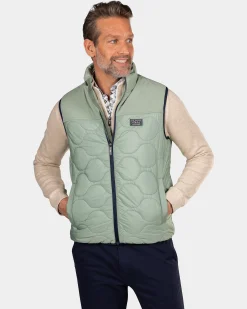 NZA New Zealand Auckland Groene gewatteerde bodywarmer -