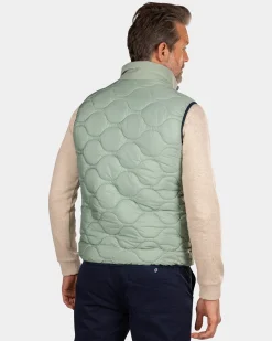 NZA New Zealand Auckland Groene gewatteerde bodywarmer -