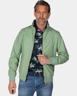 NZA New Zealand Auckland Groene katoenen bomber