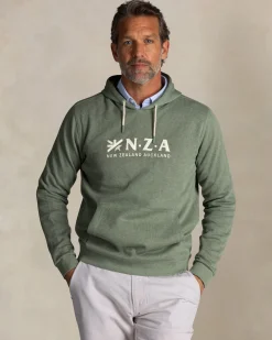 NZA New Zealand Auckland Groene katoenen hoodie