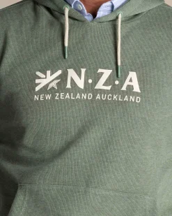 NZA New Zealand Auckland Groene katoenen hoodie