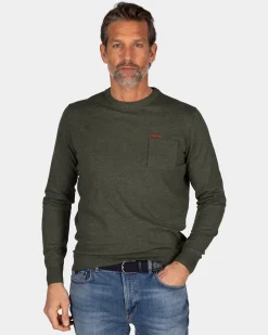 NZA New Zealand Auckland Groene katoenen longsleeve