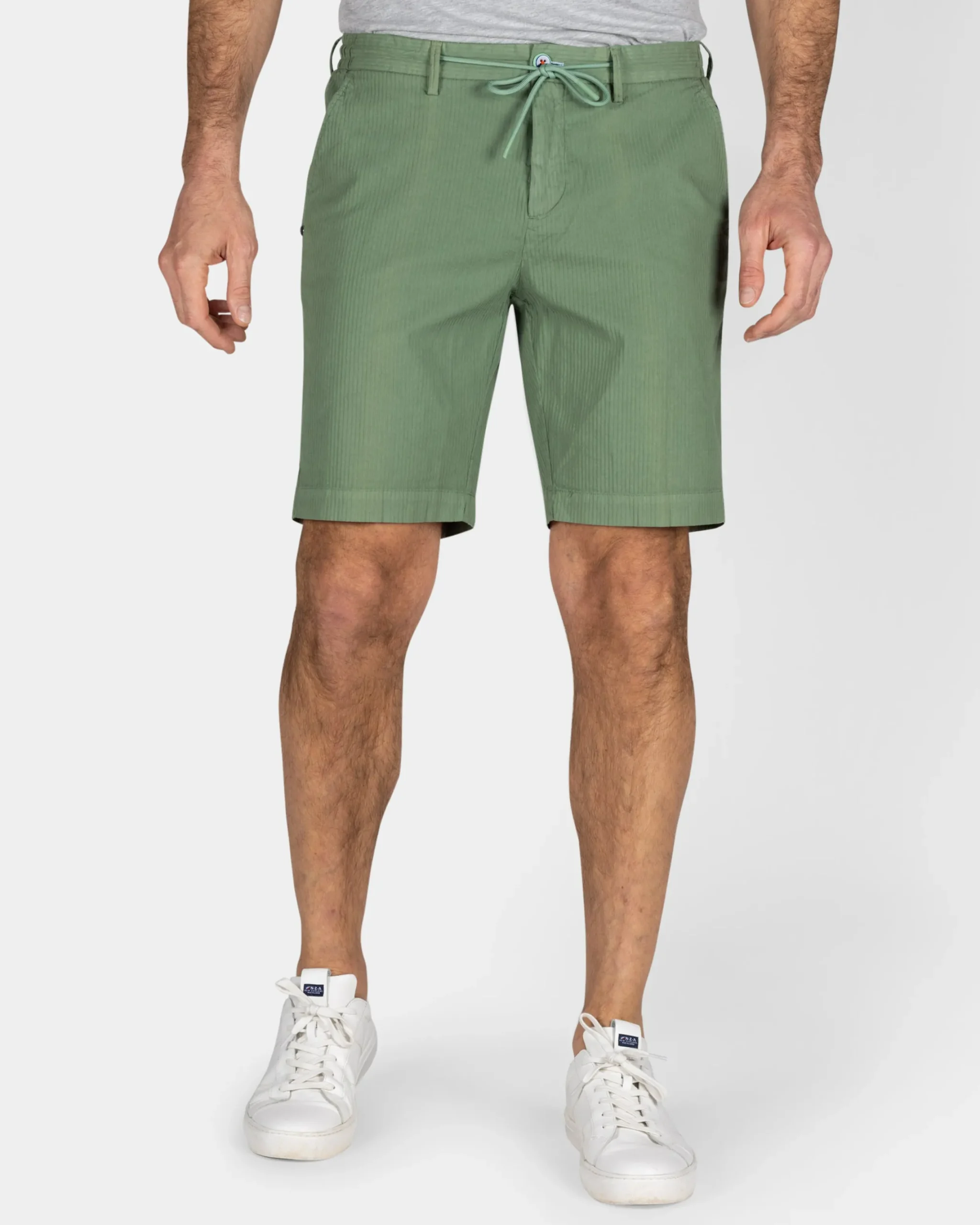 NZA New Zealand Auckland Groene katoenen short met stretch