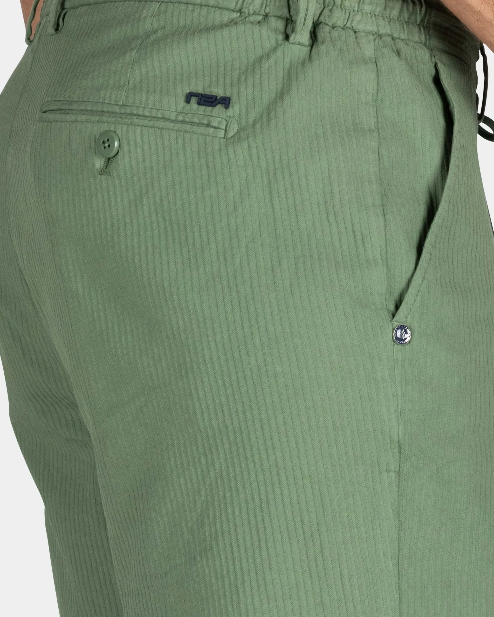 NZA New Zealand Auckland Groene katoenen short met stretch