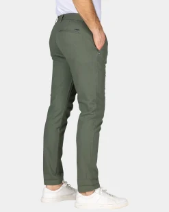 NZA New Zealand Auckland Groene katoenen stretch chino
