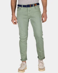 NZA New Zealand Auckland Groene 5-pocketjeans -