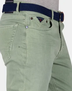 NZA New Zealand Auckland Groene 5-pocketjeans -