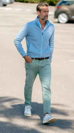 NZA New Zealand Auckland Groene 5-pocketjeans -