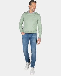 NZA New Zealand Auckland Groene trui met ronde hals