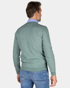 NZA New Zealand Auckland Groene trui met tekst op de borst -