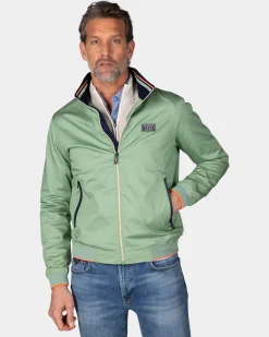 NZA New Zealand Auckland Groene twill bomber