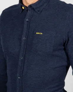 NZA New Zealand Auckland Indigo katoenen overhemd Oterei -