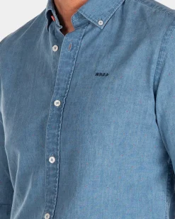 NZA New Zealand Auckland overhemd met linnen -