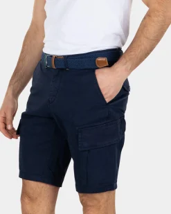 NZA New Zealand Auckland Katoen stretch cargo shorts -