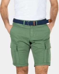 NZA New Zealand Auckland Katoen stretch cargo shorts -