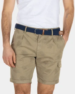 NZA New Zealand Auckland Katoenen cargo shorts met bloemenprint -